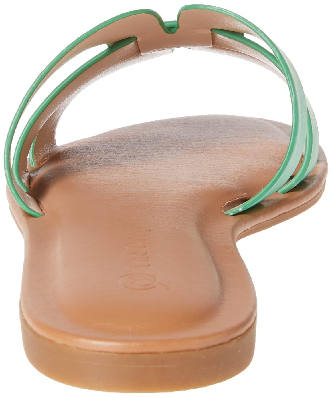 The Drop Women's Monika Flat H-Band Slide Sandal: 9 Jade
