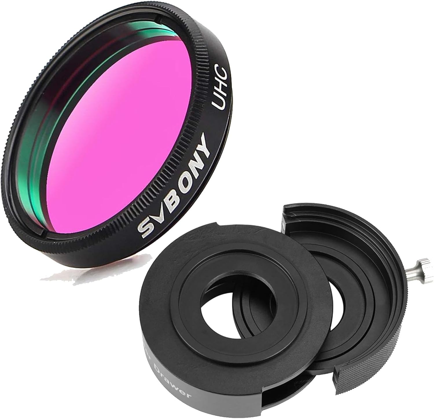 SVBONY Telescope Filter 1.25 inches UHC Filter Astrophotography Bundle with SV226 Telescope Filter Drawer