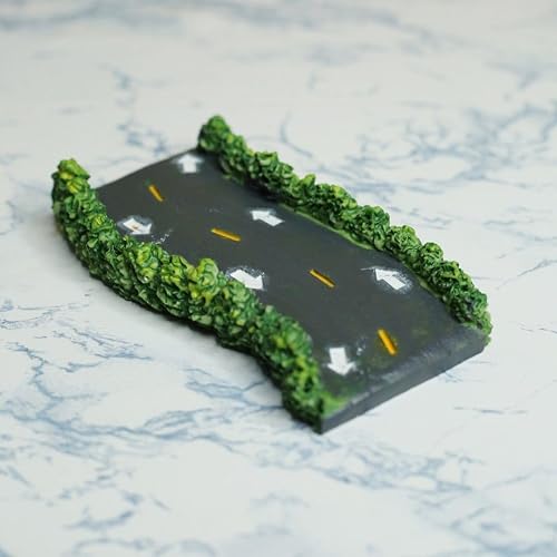 ARUNA DECOR Resin Mini Highway Road – Realistic Miniature Pathway for Garden Decor, Dollhouse Accessory & Creative Gifting