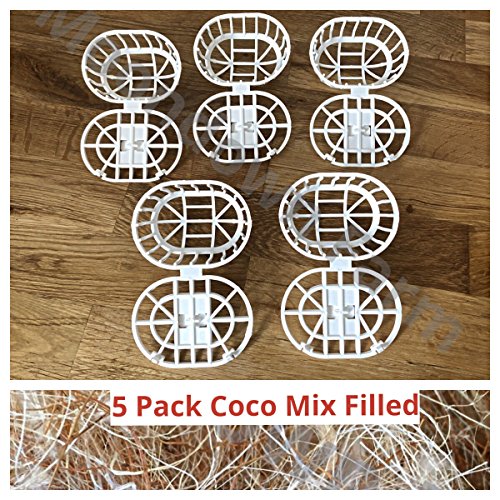 Moondown Farm Bird Nesting Material Holders Pre Filled with Coconut/Jute/Cotton Mix for Canaries, Budgie, Finch - Image 3