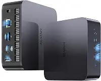 Reatan Mini PC Gaming OCuLink AI AMD Ryzen 7 255, Mini Computers, Built-in Dual Speakers, 2.5Gbps LAN,HDMI 2.1, 8K USB 4.0 Wi-Fi 7/BT5.4 Barebone, NO RAM, NO Storage, NO System
