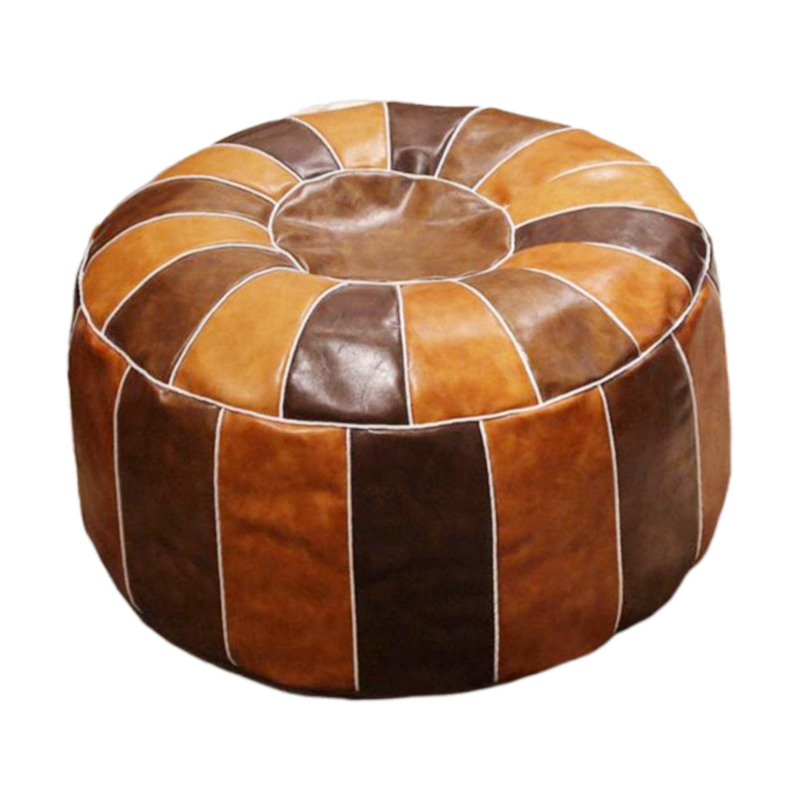 Enakshi® Handmade Boho Moroccan Pouf Cover Unfilled Multi Color Brown|Home & Garden | Furniture | Ottomans, Footstools & Poufs-image-41