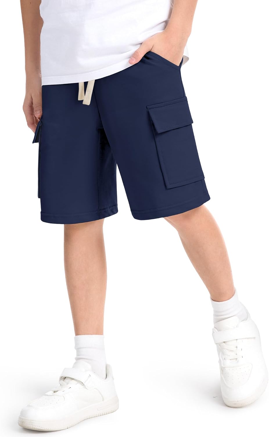 Auranso Boys Cargo Shorts Kids Athletic