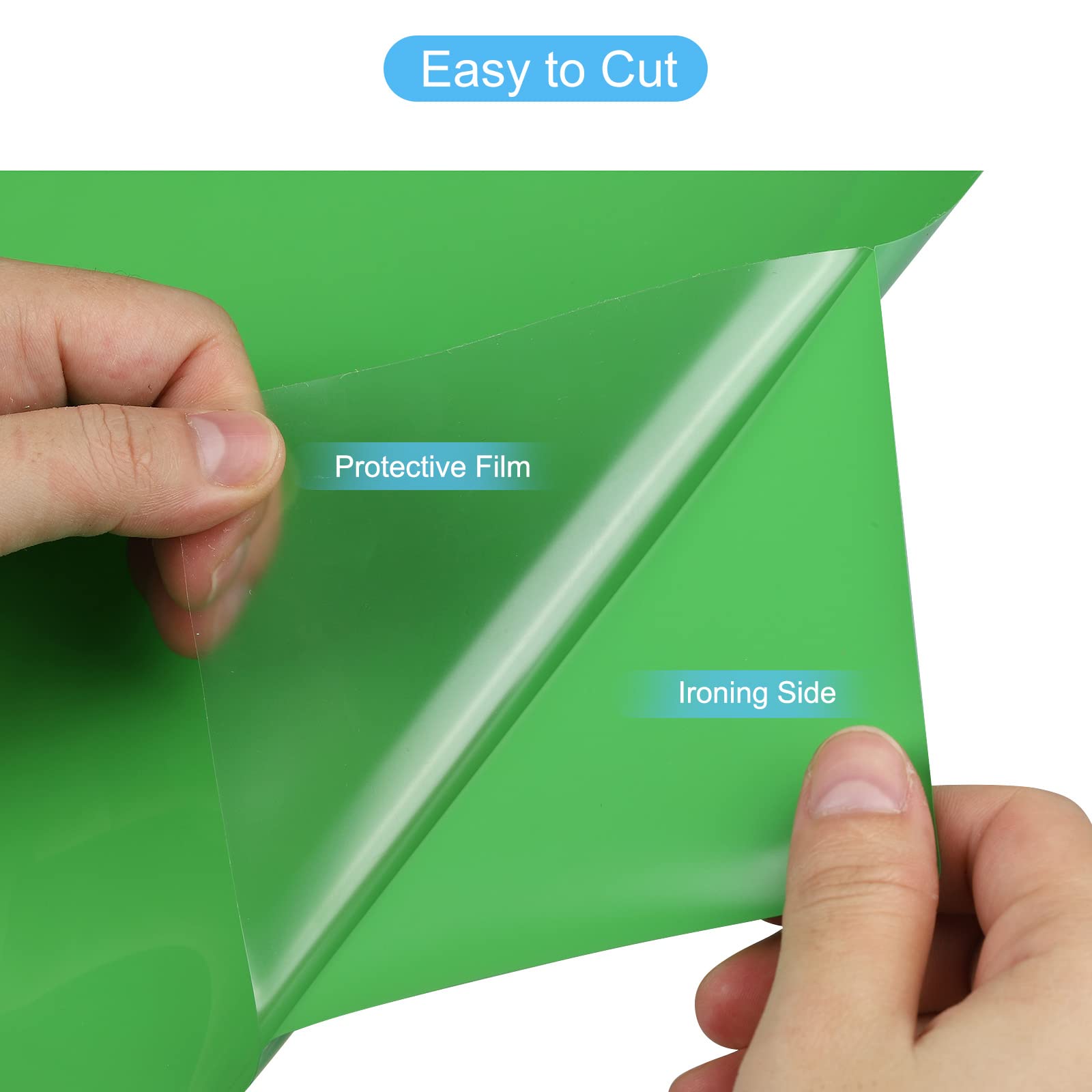 Rotolo Vinile A Trasferimento Termico Verde Salvia 30,5x305 Cm - Per Fai Da Te - Foto 4