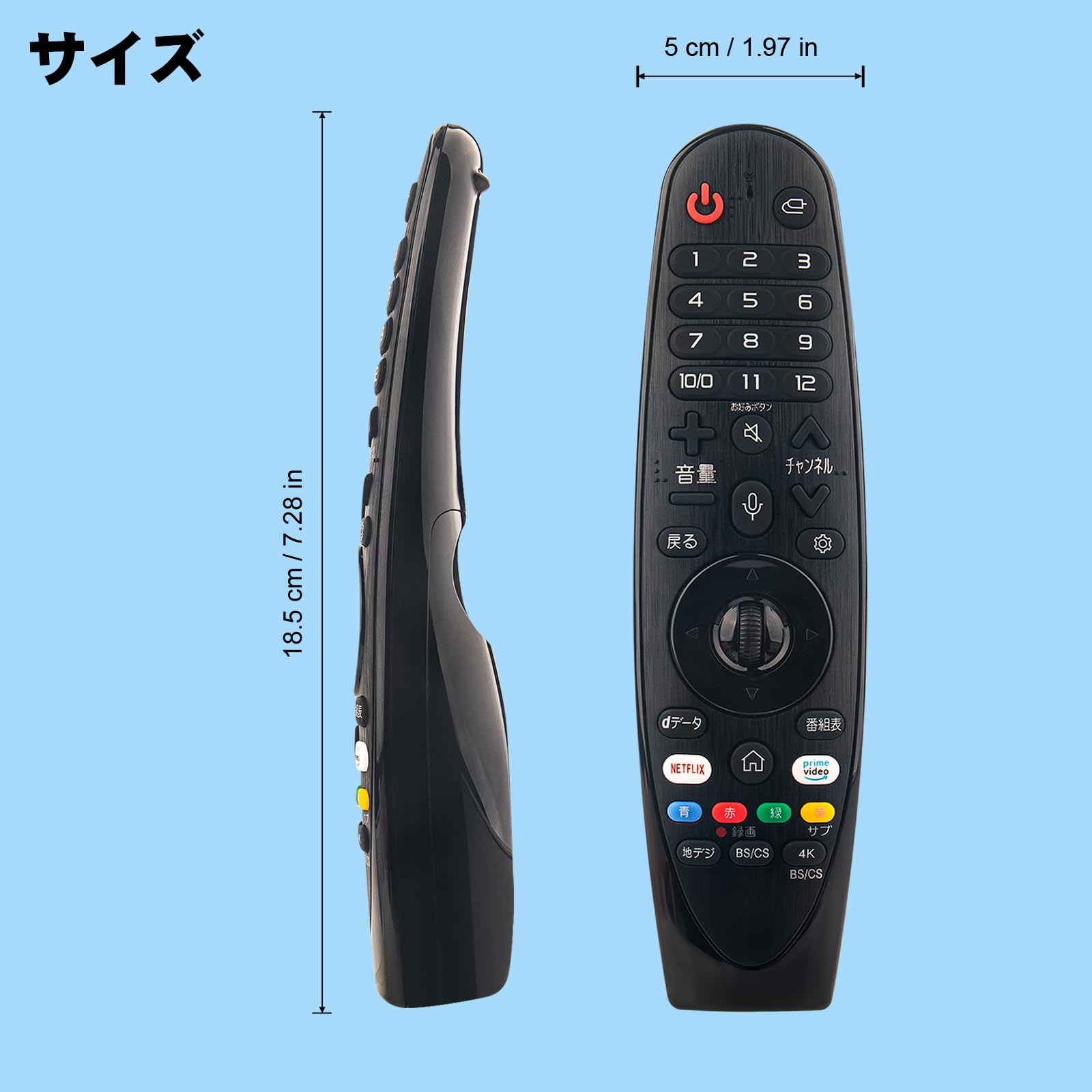 Amazon | テレビリモコン AN-MR19BA 互換 Fit For LG TV テレビ
