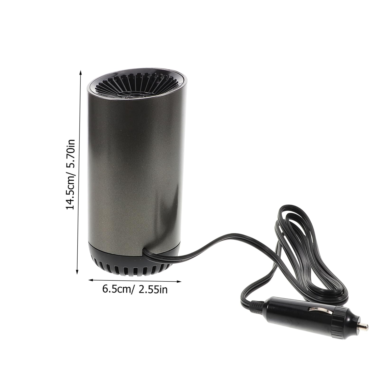 Ciieeo Dégivreur de Pare-brise Chauffage pour Véhicule Désembuage Rapide Accessoires Hiver Usage Portable