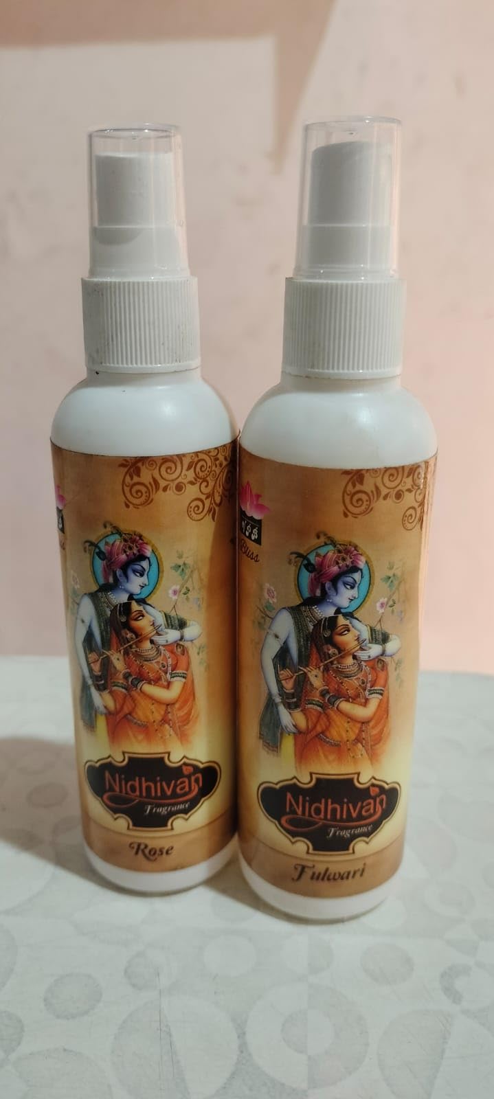 Itar spray Anand Vrindawan Nidhivan sugandhi flavour ISKON vrindawan Daily Itrsewa prsadi Flavour Pack of two Rose & Sandel-image-14