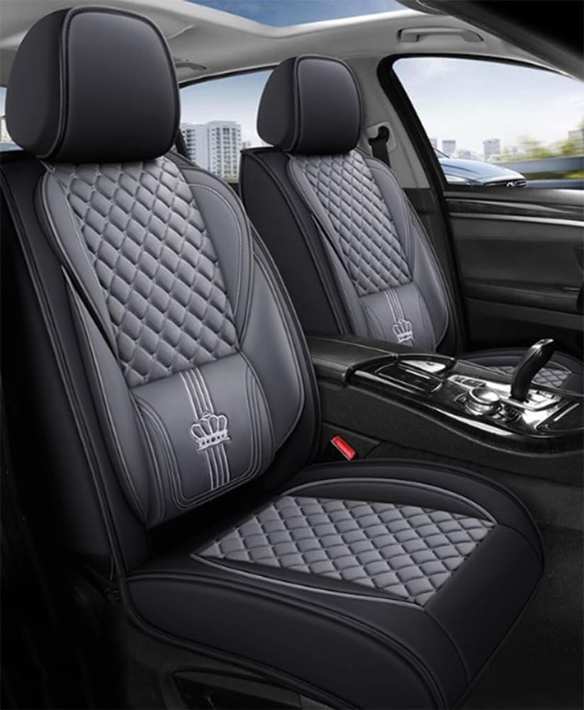 Ice Silk Material, More Breathable,Fixed Lumbar Pillow,5 Seats Fully Covered,Protect and Upgrade Interiors,Airbag Compatible,D