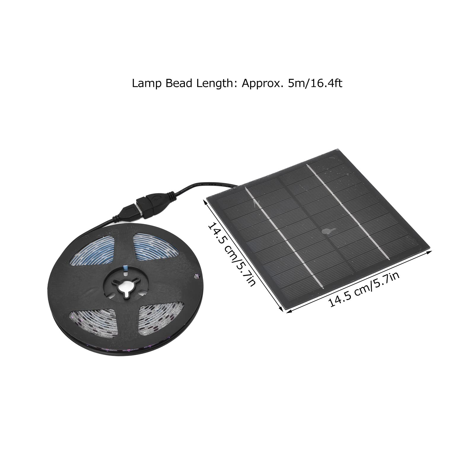 Haofy LED Grow Light Multifonction 5m / 16.4ft Light String Plant Grow Flower Strip Lamp, Grow Light pour Plantes D'intérieur