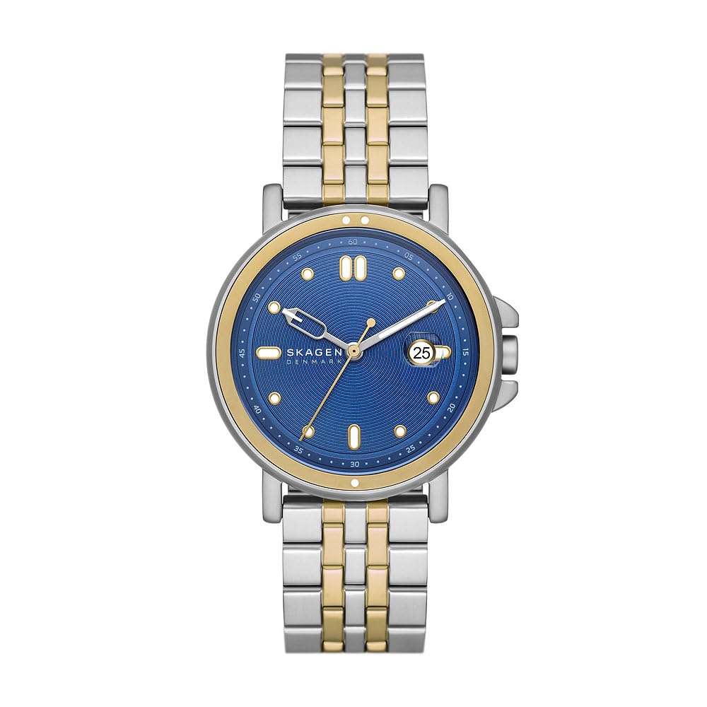 Skagen Men's Watch Signatur Sport Three-Hand Date, Two-Tone Stainless Steel, SKW6921