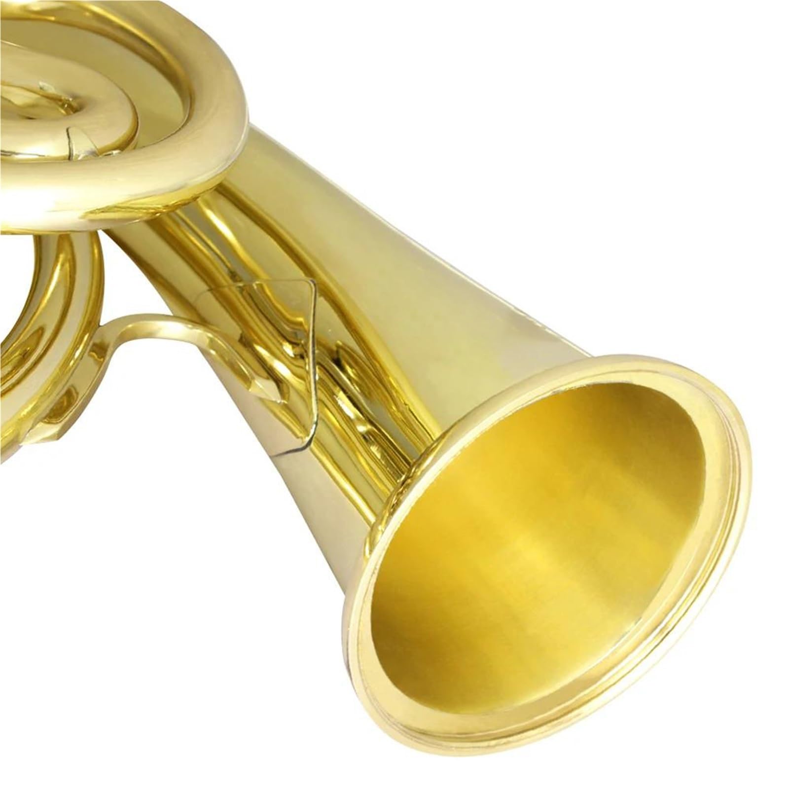 Róg Francuski Instrumenty Muzyczne 4 Klawisze Pozłacany Francuski Róg F Klucz Bb Klucz Dzielony Podwójny Rząd Mosiężny Instrument Muzyczny Z Akcesoriami