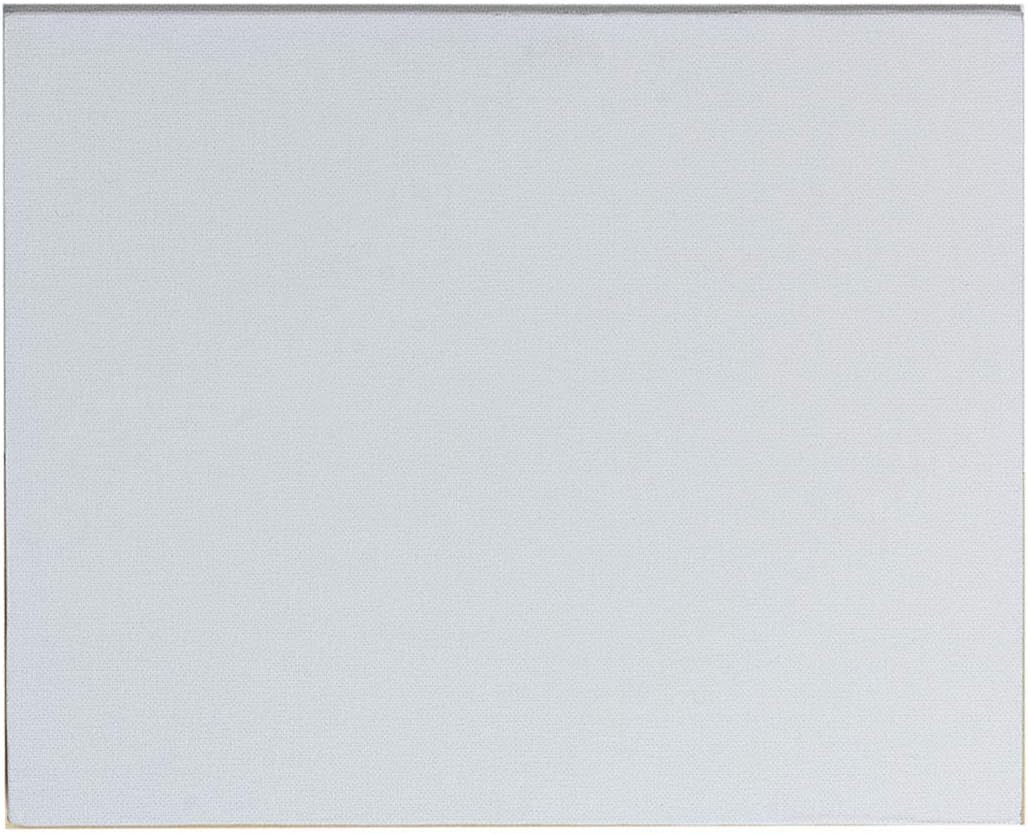 PEBEO Canvas Art, 20x20cm, White, Linen, 1 Piece, Oil and Acrylic Painting, Pouring Art Projects
