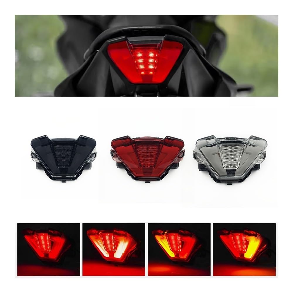 Luce freno Fanale posteriore Per MT07 2018-2023 Fanale Posteriore Freno Indicatori Di Direzione Lampada Moto MT 07 Integrato Accessori Modificati