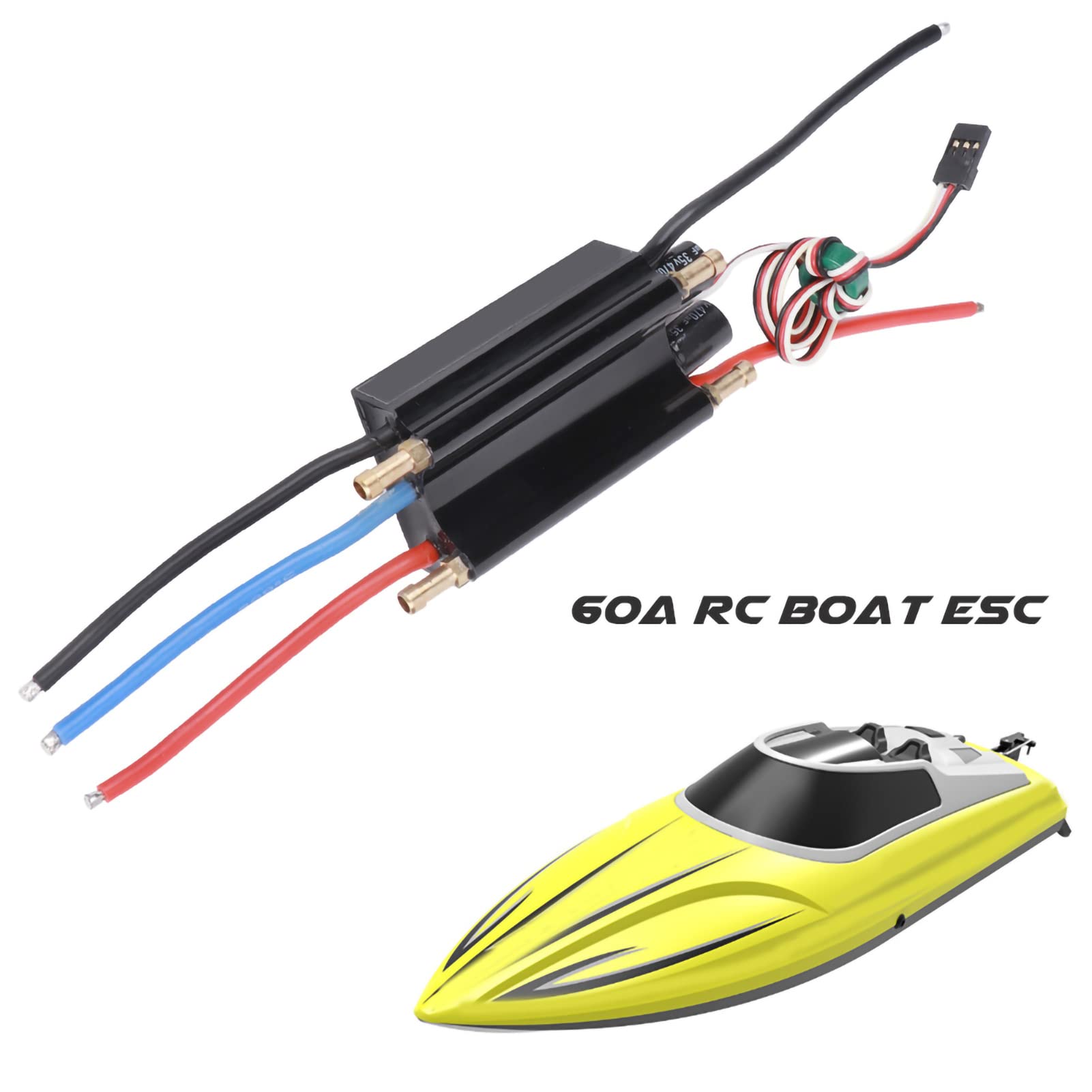 Coche De Control Remoto Esc Rc 60a Impermeable Sin Escobilla | Envío gratis Coche De Control Remoto Esc Rc 60a Impermeable Sin Escobilla | Envío gratis