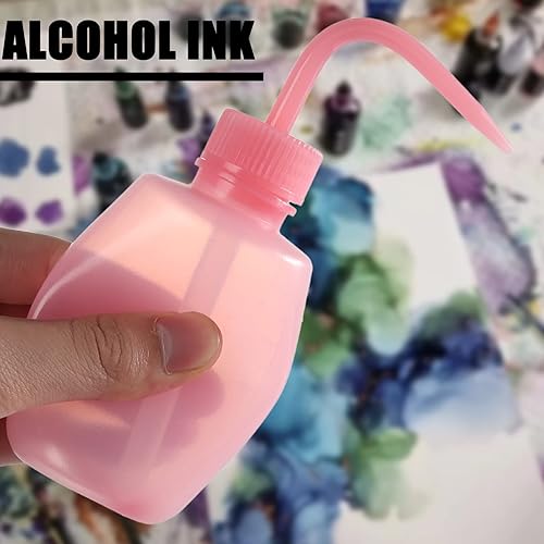 Miniatura 4 de Oubest 4 botellas pequeñas para apretar, 5.1 fl oz, 5 onzas, botella de agua de plástico Ldpe para etiqueta médica, tatuaje, pestañas, agua, riego