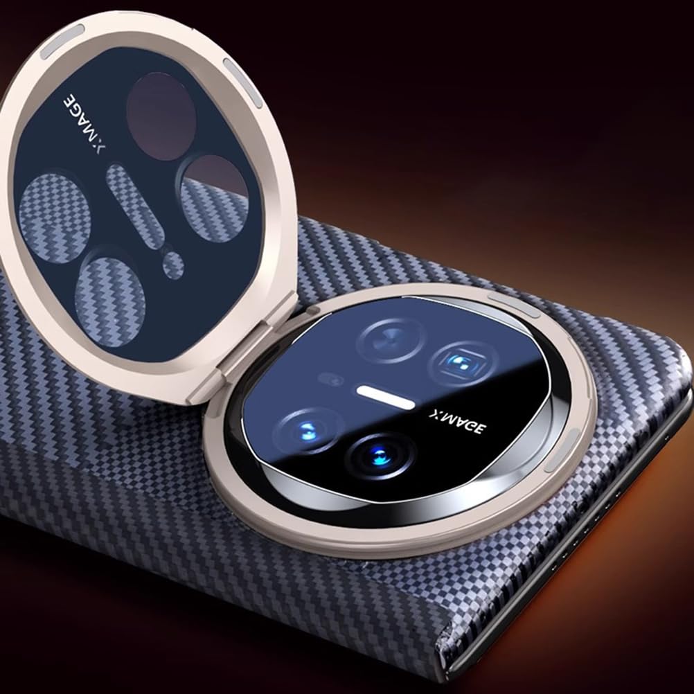 Magnetyczne etui do HUAWEI Mate X6, etui z prawdziwej skóry z podpórką, inteligentne okno boczne, ochrona przed wstrząsami, czarna, Mate X6