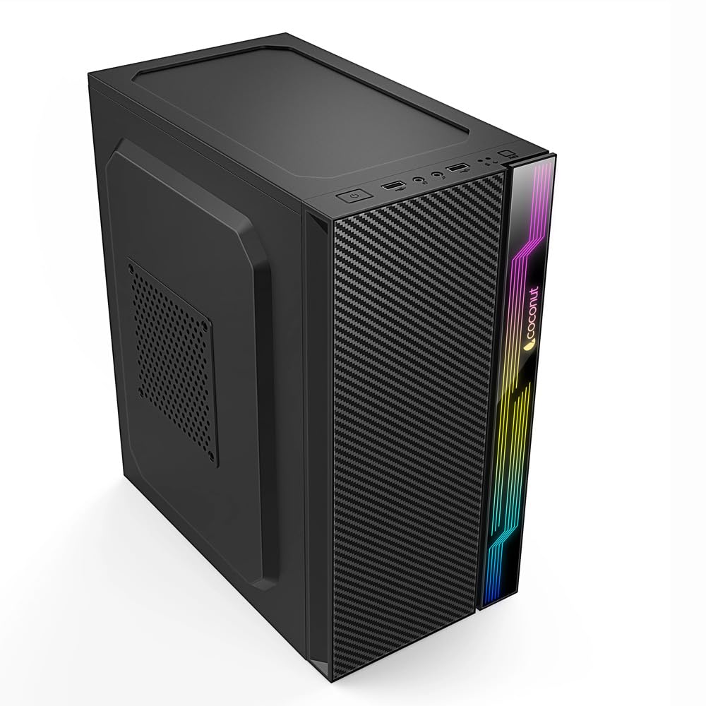 CloudVU Computer Desktop PC #CPU i5-4790 Turbo + 16GB RAM + 512GB SSD NVMe + HDMI + VGA +1Gbps LAN + USB 3.0 + HD Graphics + Windows 11 Pro License +MS.Office