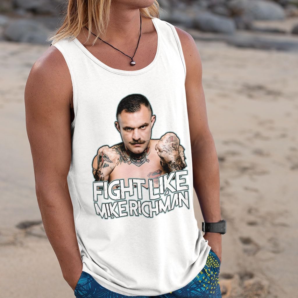 Fight Like Mike Richman Jersey Tank - Gifts for Bare Knuckle Boxing Lovers - Boxing Gifts