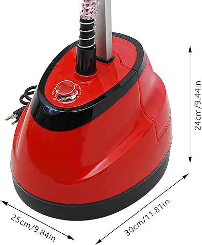 Miniatura 7 de Vaporizador de pie para ropa, capacidad de 1.6 L, planchado de 1350 W, vaporizador profesional de tela que se calienta rápidamente en 45 segundos,