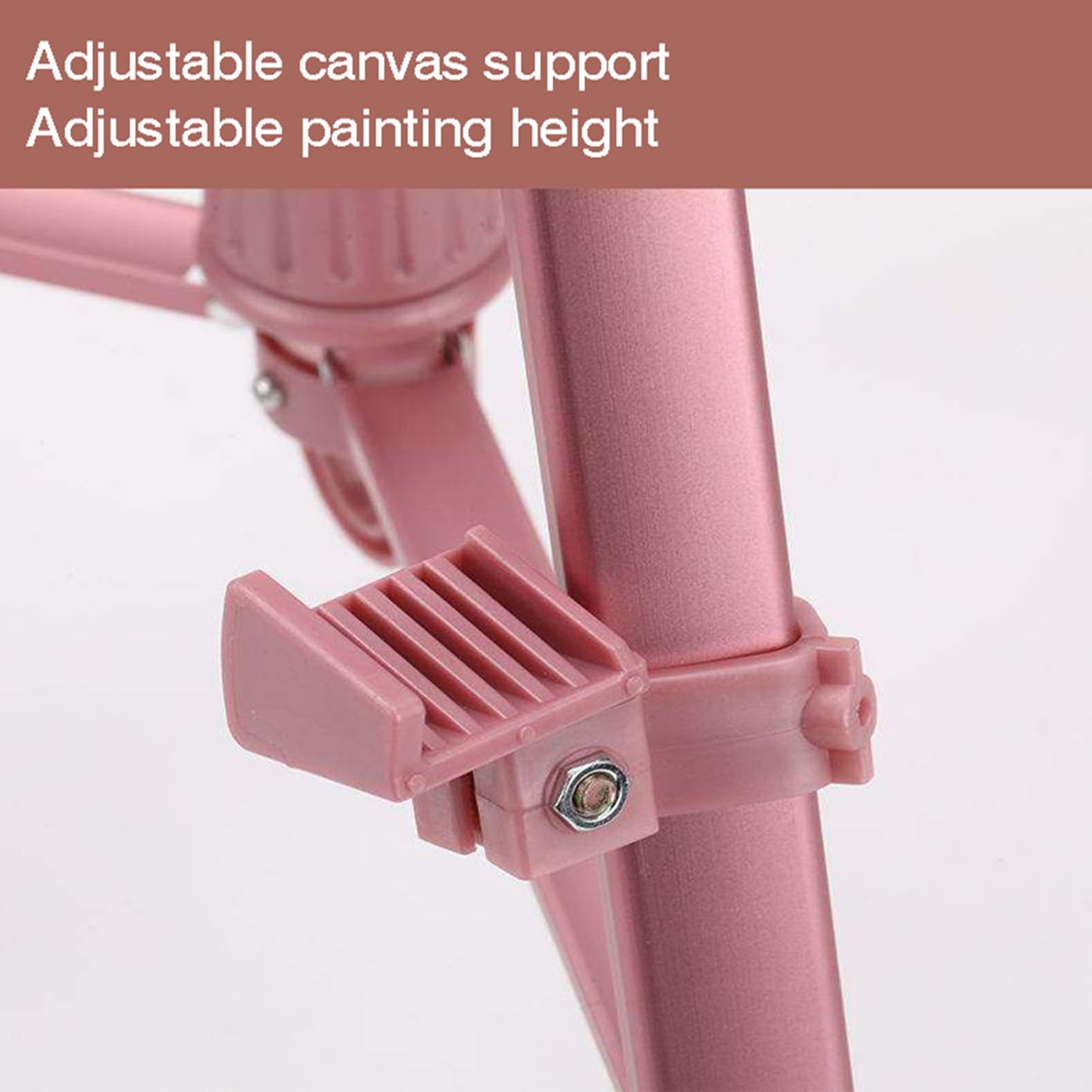 Caballete ajustable para pintura, trípode portátil para lienzo, uso en suelo y mesa con bolsa de transporte