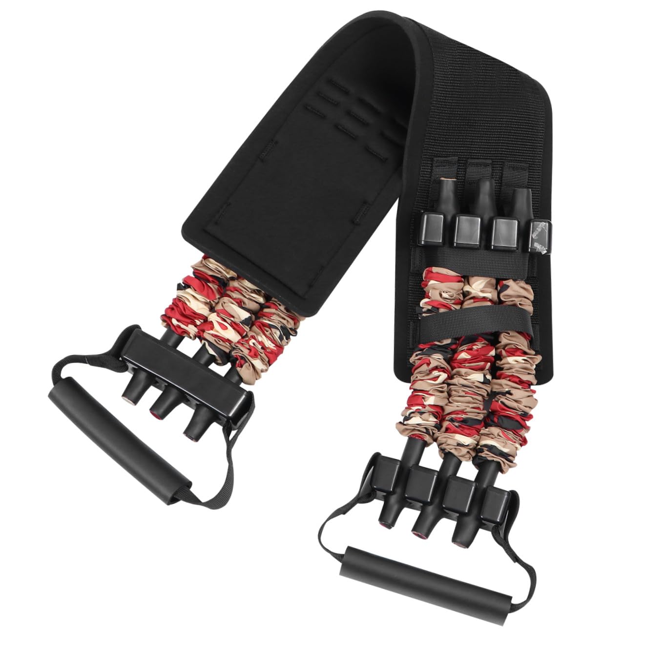 BESTonZON Fascia Elastica per Allenamento Muscoli Pettorali Nastro di Resistenza in Nailon, Sottile e Cintura Imbottita per Esercizi di Espansione Toracica e Fitness