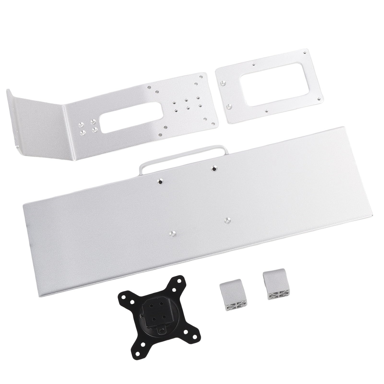 Cryfokt Supporto Regolabile per Monitor 17-32pollici con Ripiano per