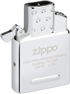 Zippo Gaseinsatz für Sturmfeuerzeuge - Double Flame Insert - Nachfüllbar mit Butangas - Passt in alle klassischen Zippo-Gehäuse