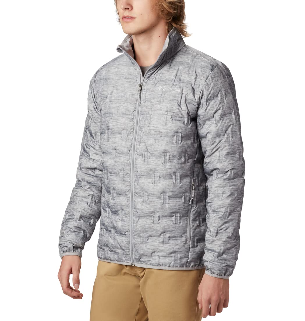 Men Polyester Standard Length Omni-Heat Reflective Delta Ridge Hiking and Trekking Down Jacket