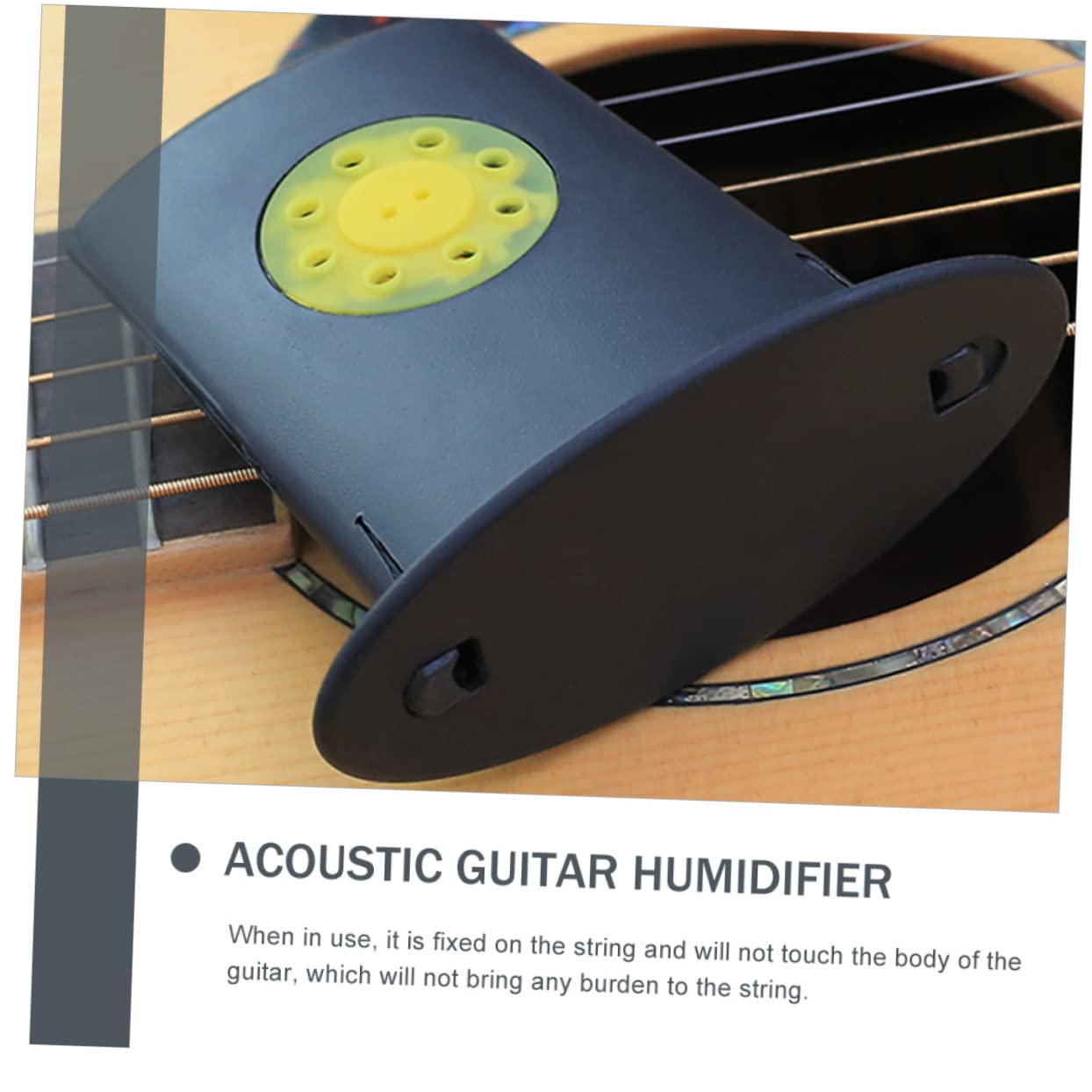Abaodam 3pezzi Umidificatore Portatile Per Chitarra Acustica Design Compatto Regolatore Umidità Per Crepe e Deformazioni Accessorio Essenziale Per Manutenzione Strumenti Musicali