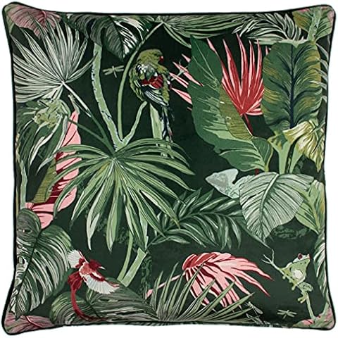 furn. Amazon Creatures Cushion Cover, Jade, 50 x 50cm Cover
