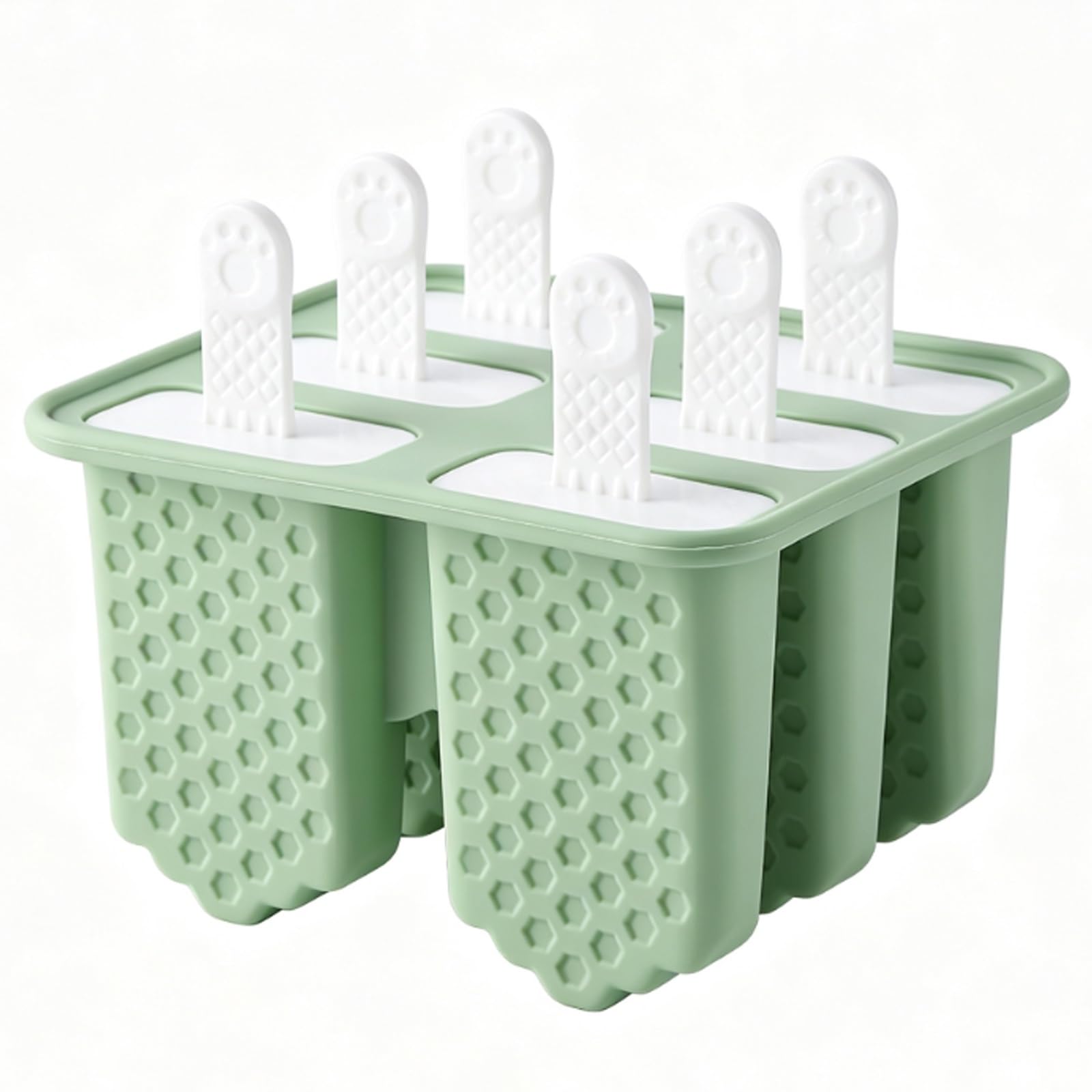 Moldes helados silicona que no se pegan para desmoldar polos de frutas sin romper