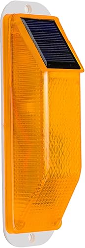 Miniatura 6 de RISOON Luz de advertencia estroboscópica solar Lámpara de advertencia LED sensible de alto brillo impermeable IP65 Control de luz intermitente