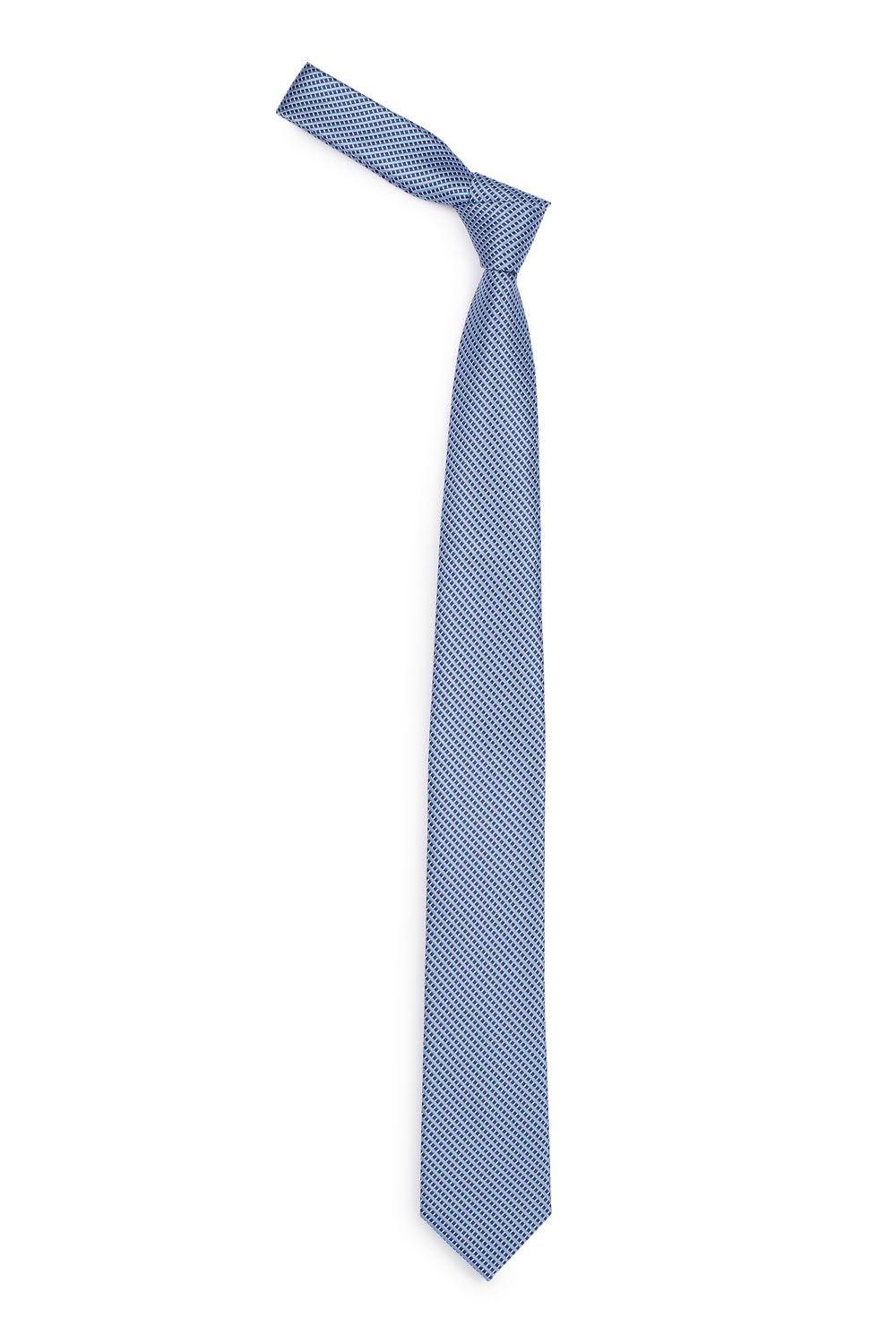 louis philippe Men Blue Embroidered Tie-picture-24