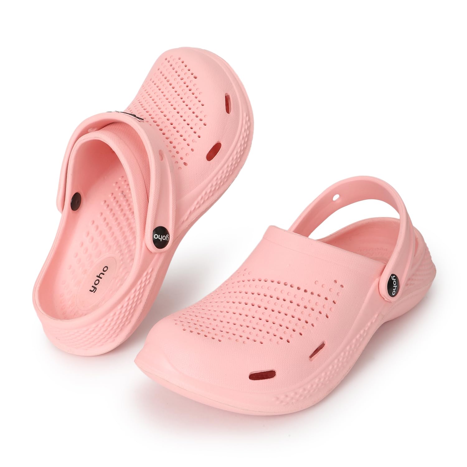 YOHO Classic Women’s Breathable Waterproof Adjustable Clogs | Lightweight | Anti Skid | Rose Shadow - UK 7 (B0D6NCDMJ5) Amazon Price History, Amazon Price Tracker