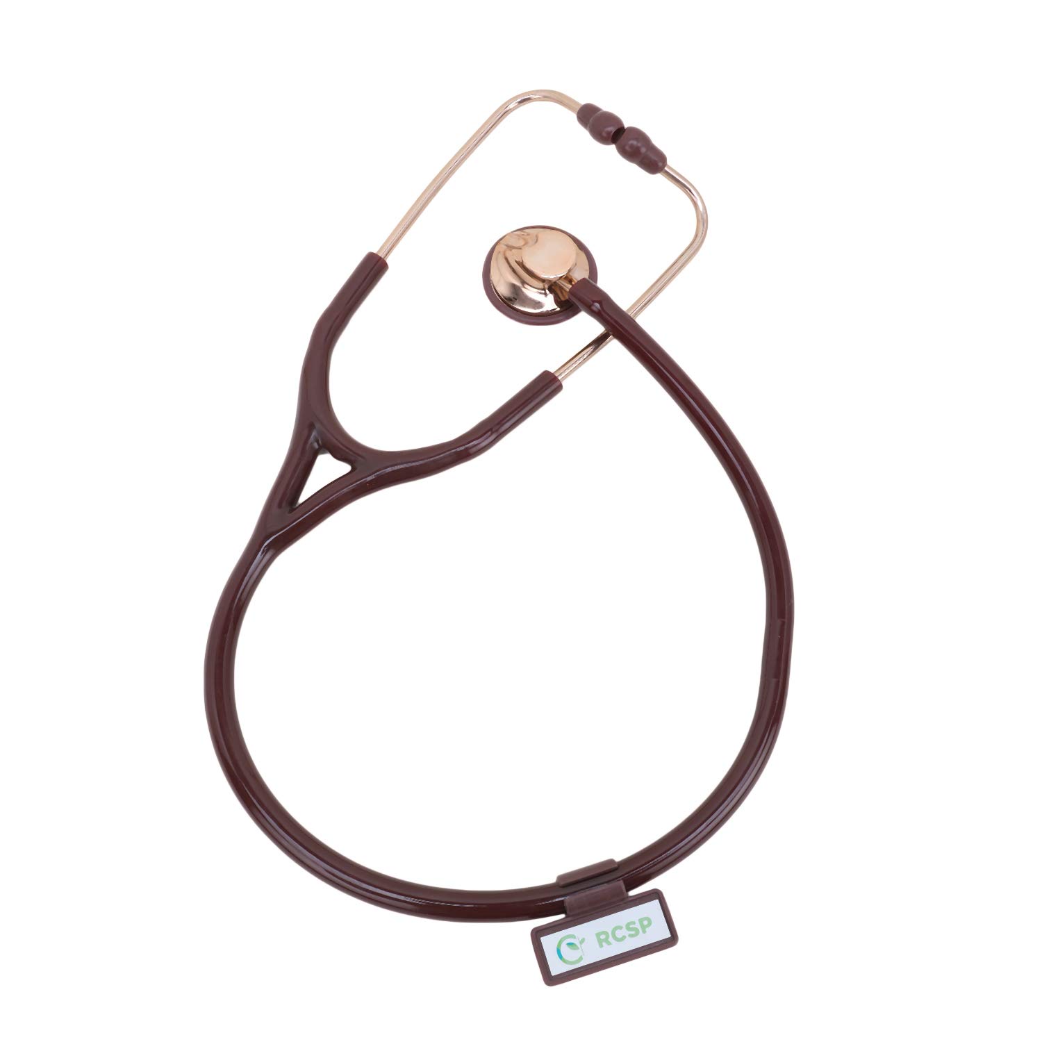 RCSP Cardiology stethoscope for docotor 's and medical student Rose Gold Color Single Head Brass (CHOCOLATE) 4