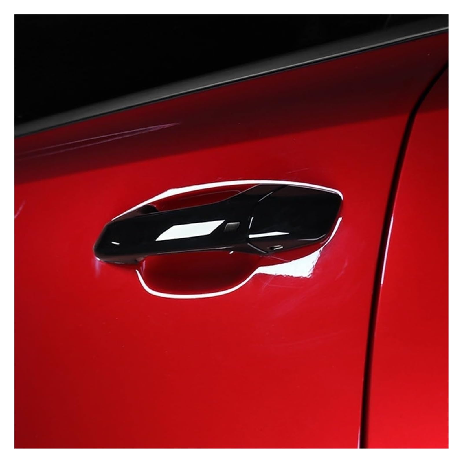 Qwqthgs Onecolor Car Exterior Door Handle Cap For Kia For Stinger 2018 2019 2020 2021 2022 Exterior Accessories Car Outer Door Handle Covers With(Onecolor)