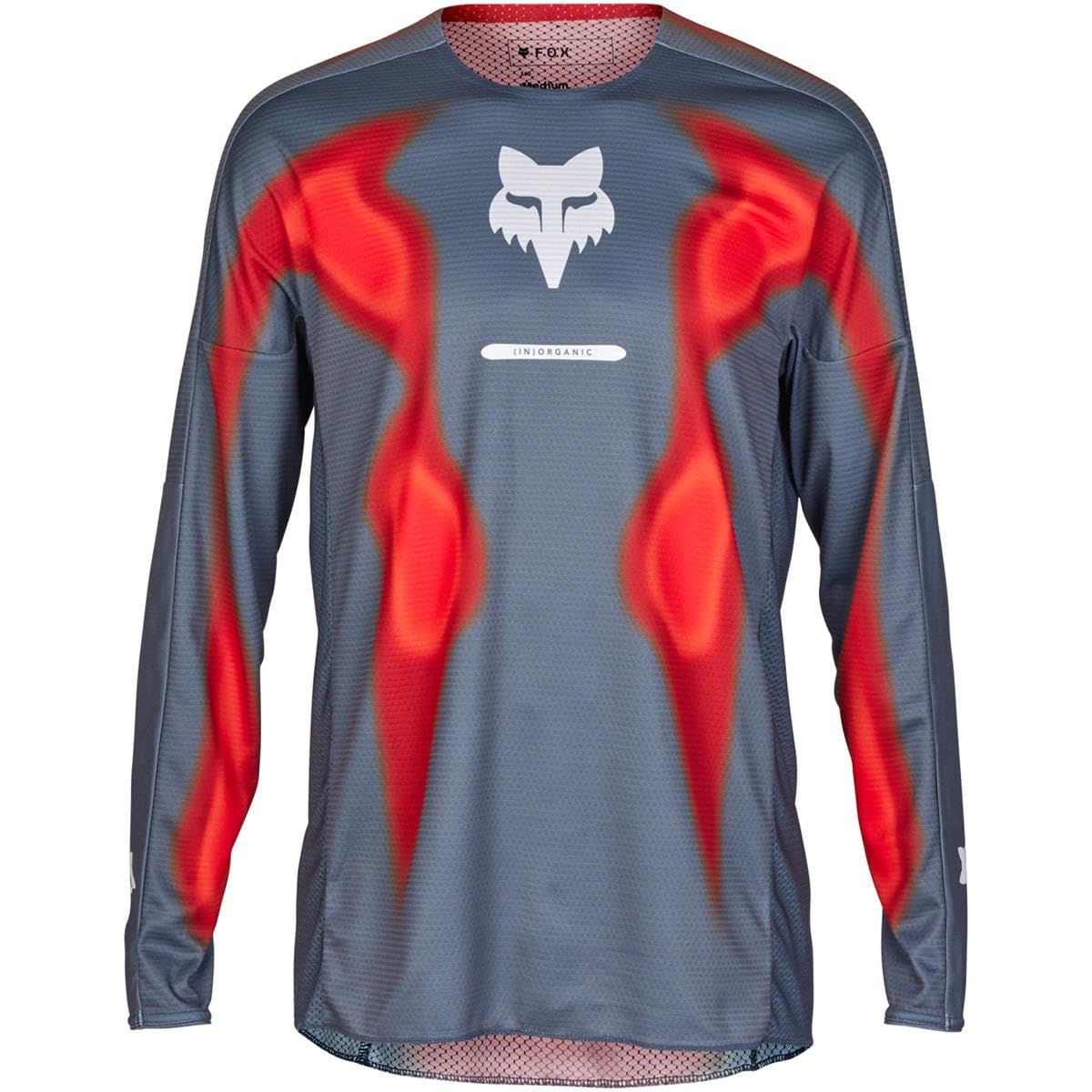 FOX 360 Volatile Maglia Motocross, grigio/rosso, 2XL
