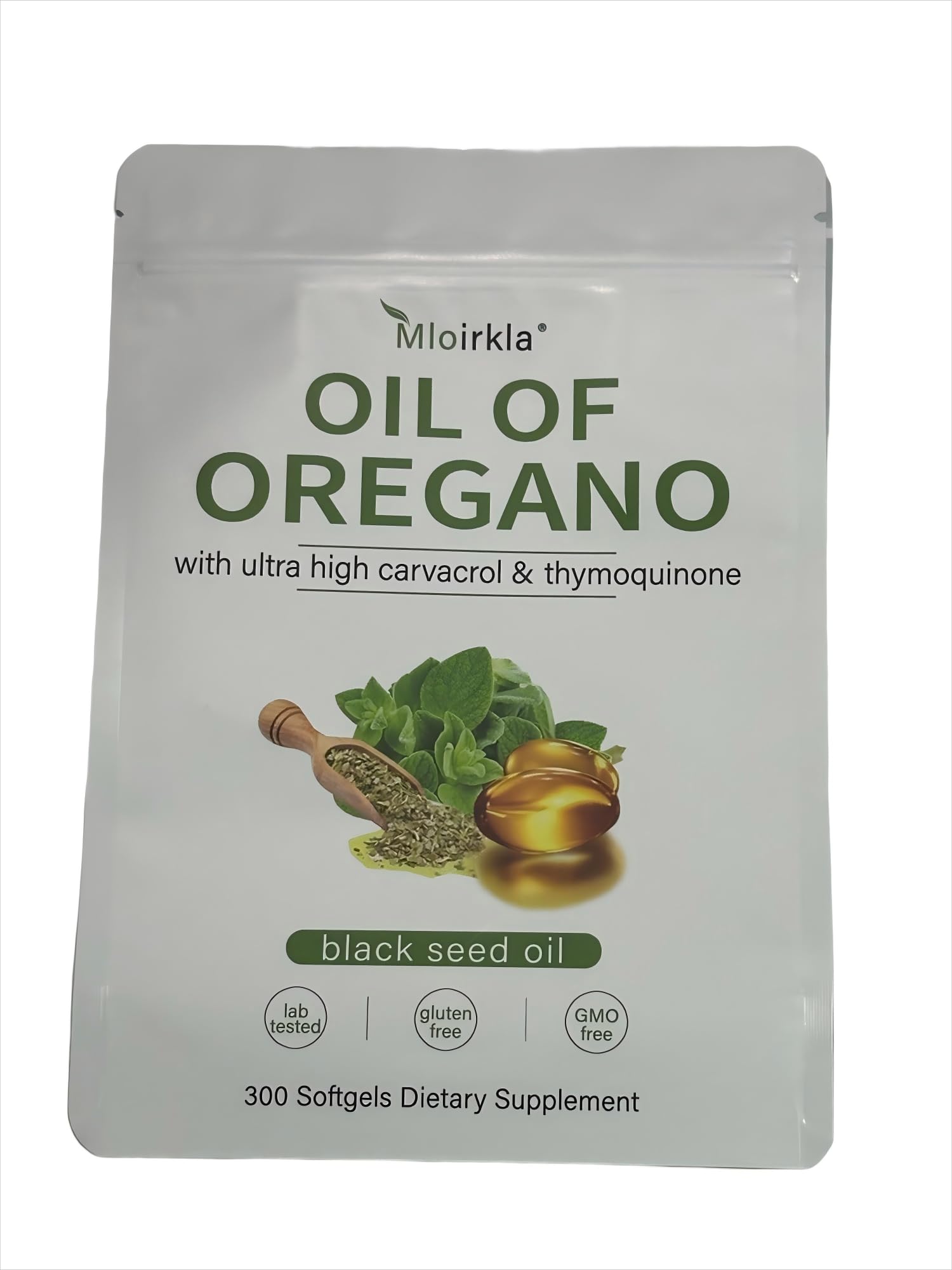 Oil of Oregano with Black Seed Oil, Immune & Digestive Support, 300 Capsules (Pack of 11)