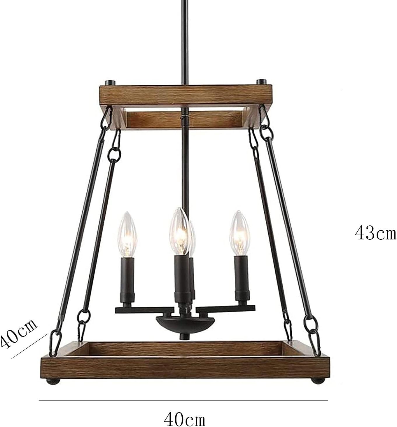 Light Farmhouse Island Light, przemysłowe wyposażenie oświetleniowe w zawieszce kuchennej metalowe żyrandole V-Wintage, Lampa sufitowa LED Made in China
