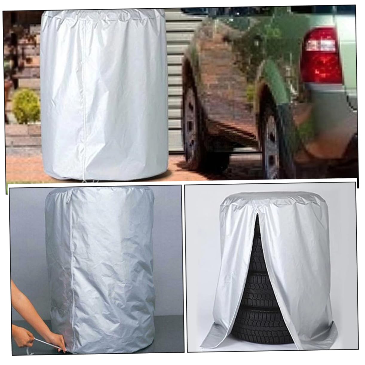 Mobestech 2pezzi Copertura Per Pneumatici Per Rimorchio Camper Rv Adatta Per Pneumatici Di Scorta Auto Fuoristrada Suv Protezione Anti-uv