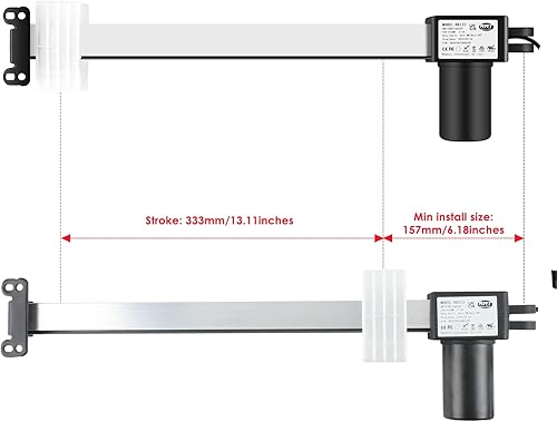Miniatura 6 de RMT Actuador Lineal Modelo R8123 R812301156333 Power Reclinear Elevador Sillas de Elevación Piezas de Repuesto del Motor