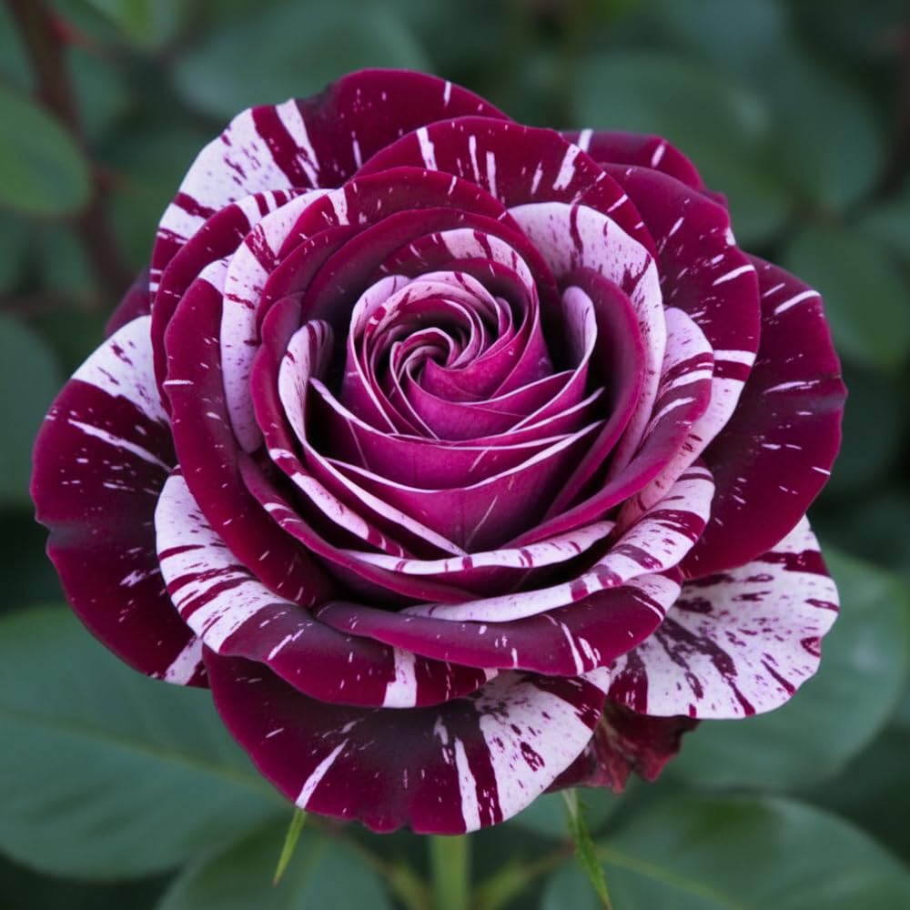White Purple Climbing Rose Live Plant, 6 Months Old Starter, Fragrant Purple Climbing Roses for Planting Outdoor, No Pot