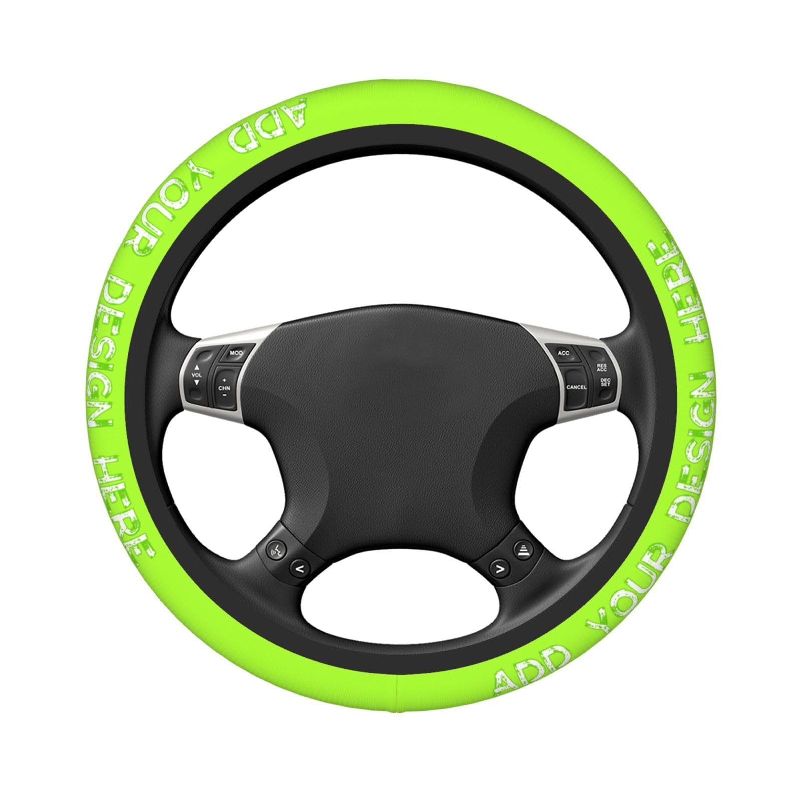 Custom Steering Wheel Cover Funny Car Accessories add Logo Text Photo Personalized Universal Car Accessories Steering Wheel Cover — view 2
