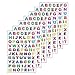 Dtoterul Lettere Adesive Piccole 70 Fogli Glitter Adatte Stickers Autoadesive Alfabeto Colorate Autoadesivi Letter Autoadesivi Letter Stickers Fai-da-Te Artistici Brillanti per Decorazione della
