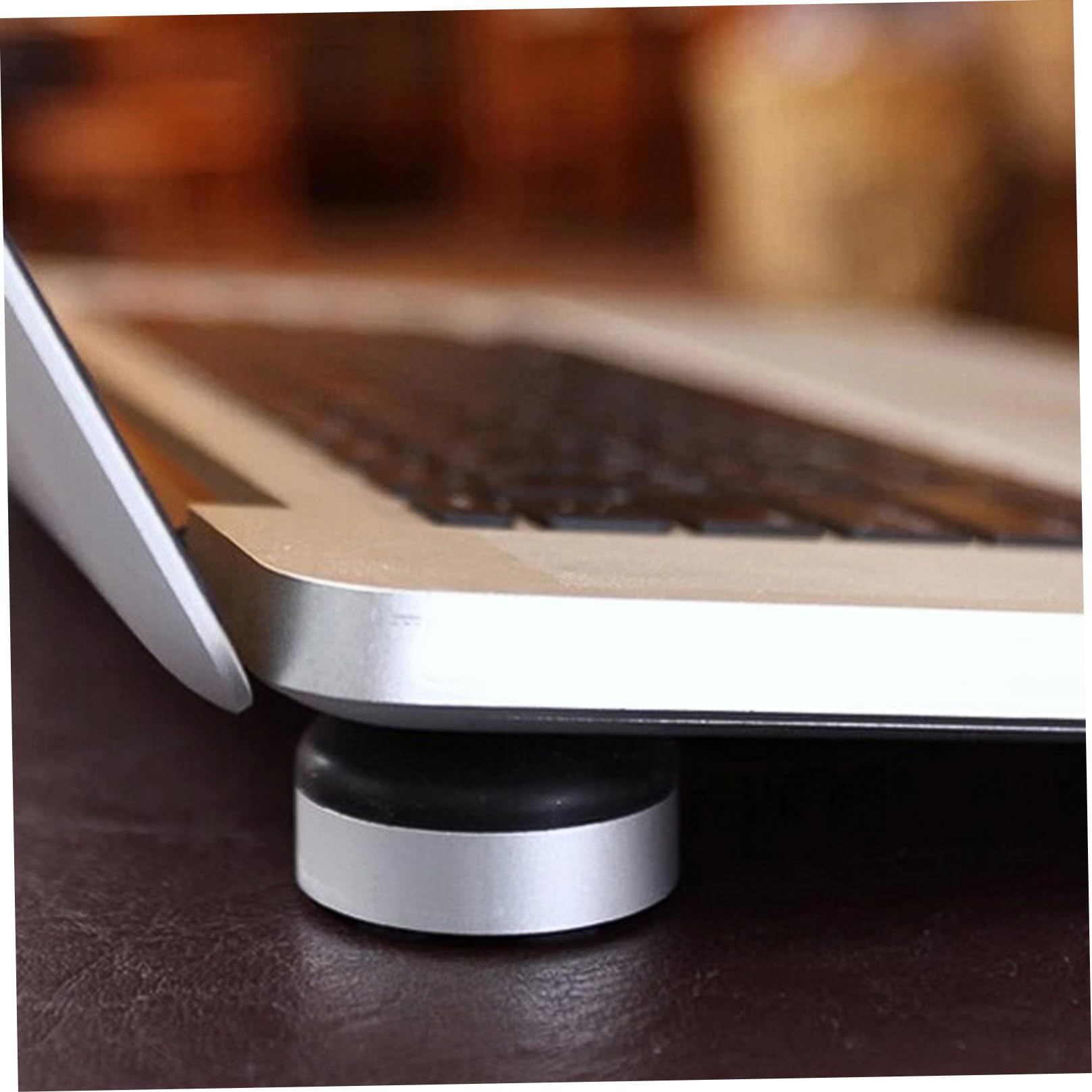 HOMSFOU 3juegos Soporte Ergonómico para Laptop Base Portátil Disipación De Almohadilla Antideslizante para y Negro
