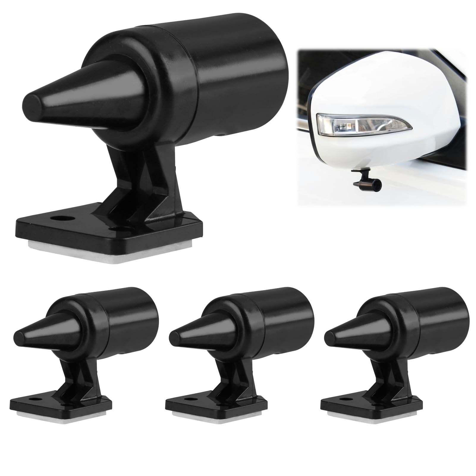 Deer Whistle Ultrasonic Wild Warning for Car, Deer Whistles Warning Against Wild Animals, Deer Whistles, Self-Adhesive, Warning Whistles Devices to Protect Against Wild Accident and Wild Damage