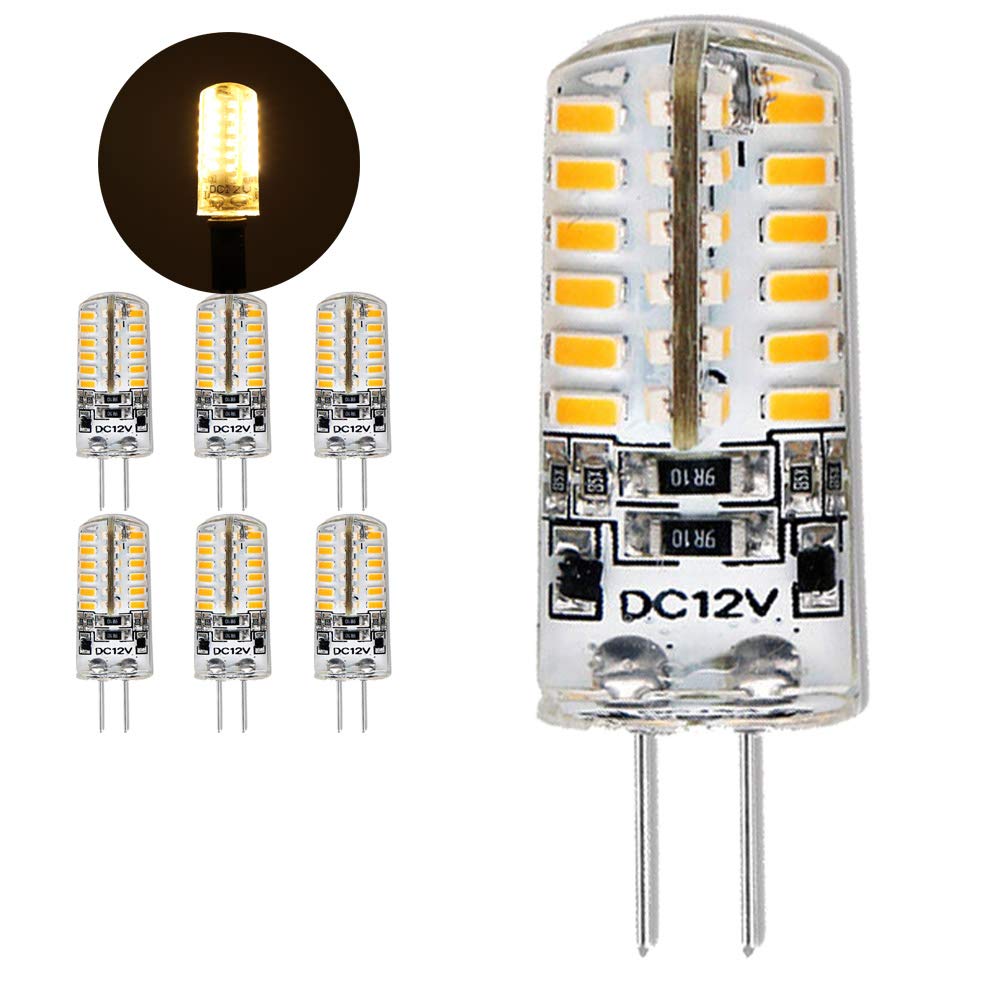 4W G4 Base DC 12V LED Lamp Bulb 48 LED SMD3014 LED Mini Corn Light Bulb Equivalent 30W