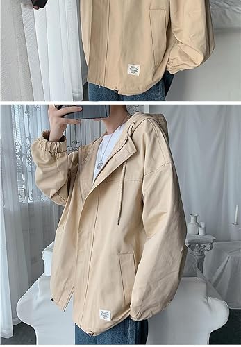 Miniatura 7 de Acubi Grunge Women's Drop Shoulder Hoodies Harajuku Y2k Zip Up Oversized Winter Warm Tops Punk Clothes with Pockets