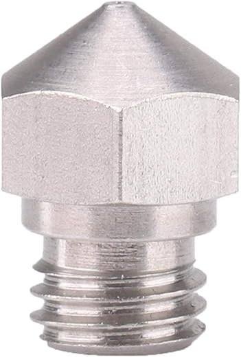 Ong Buse d&rsquo;extrudeuse MK10, buse d&rsquo;extrudeuse à paroi intérieure Lisse en Acier Inoxydable 10PCS, matériau métallique pour imprimante 3D pour…