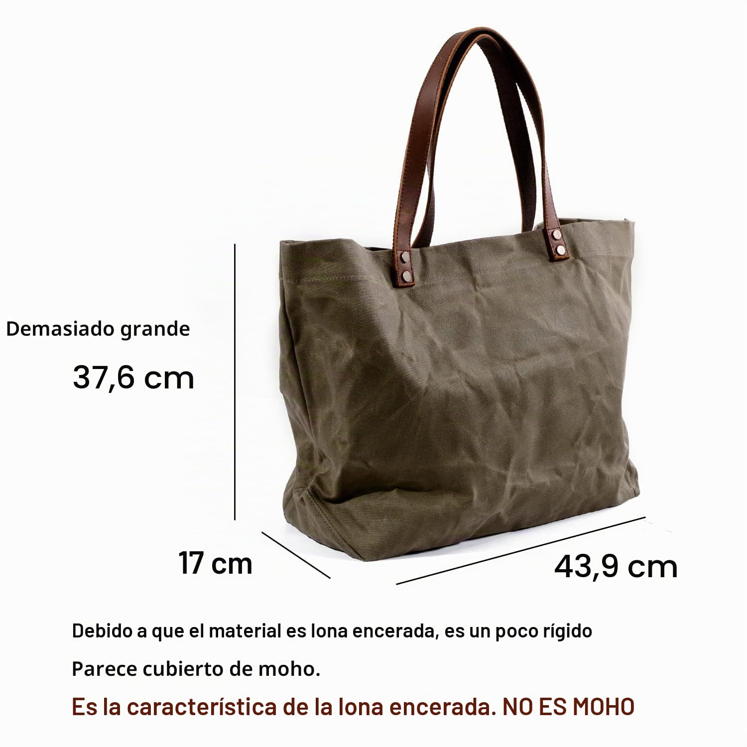 WUDON - Bolso bandolera extra grande para mujer